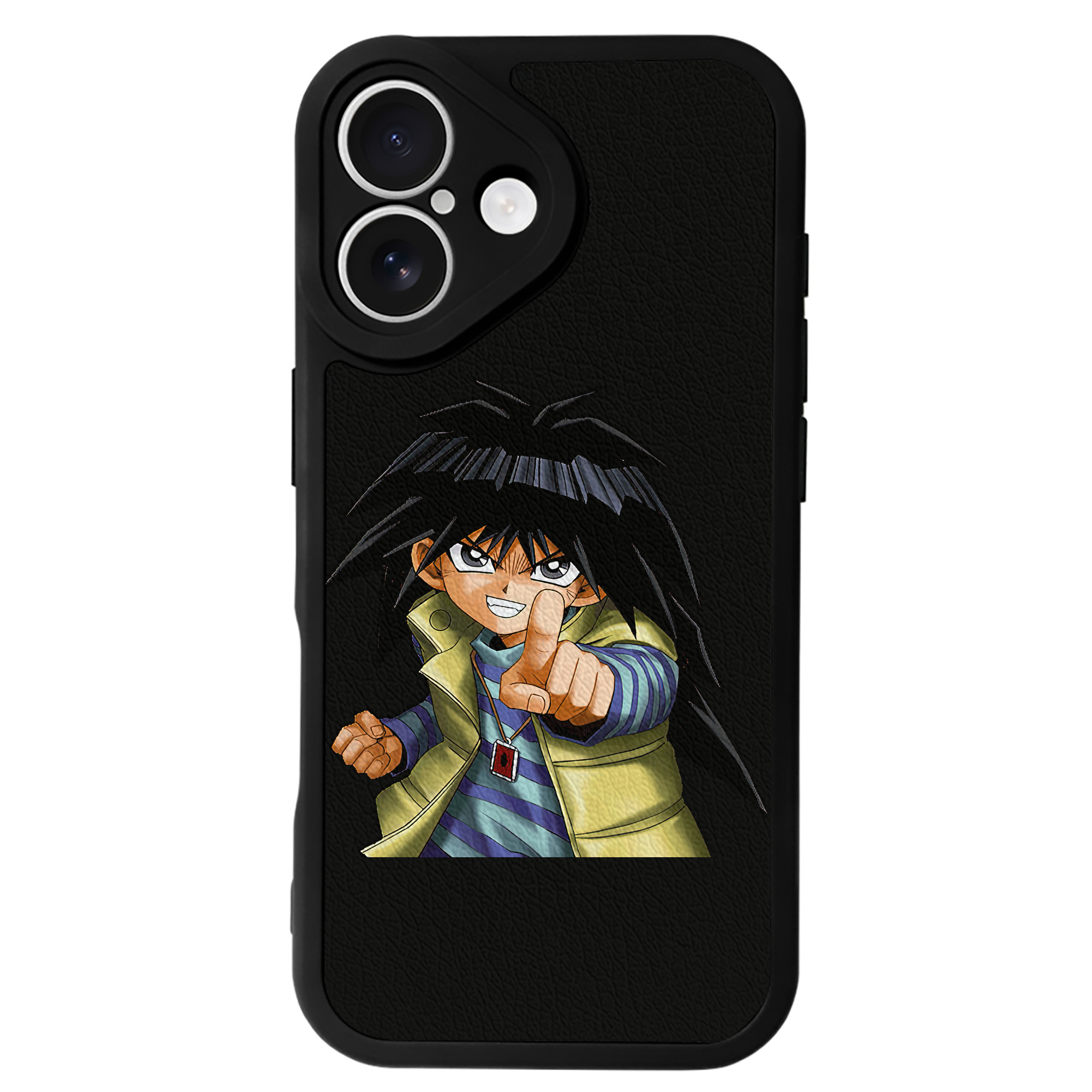 遊☆戯☆王 Yu-Gi-Oh! 【iPhone 16シリーズ対応】シリコンスマホケース（レザー調） 材質：シリコン